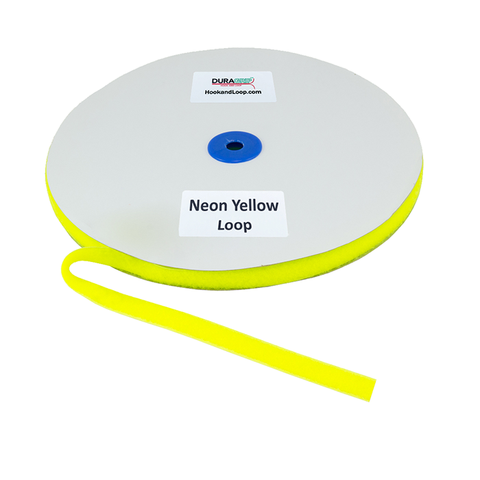 5/8" - DuraGrip Brand Sew-On Loop - Neon Yellow DG58NYLS