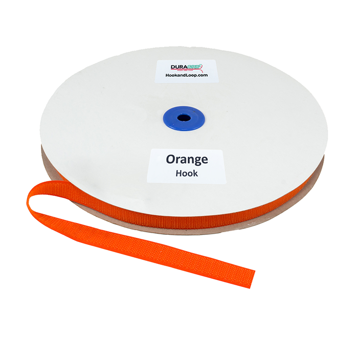 5/8" - DuraGrip Brand Sew-On Hook - Orange DG58ORHS