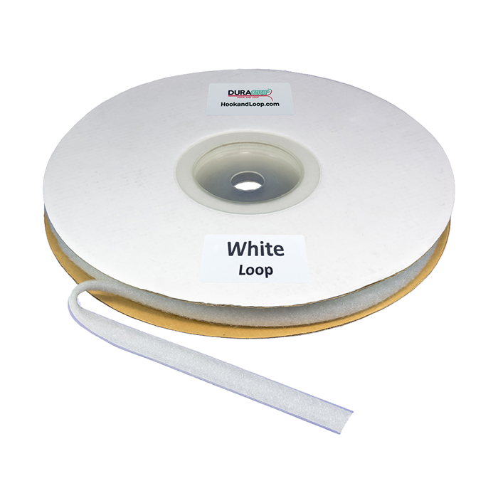 5/8" White Loop Peel and Stick