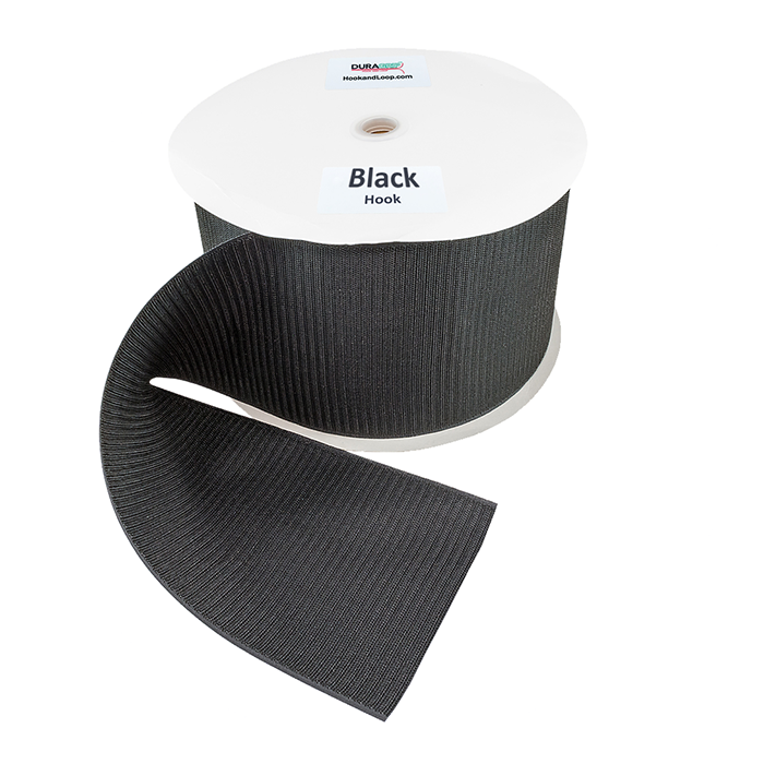 6" - DuraGrip Brand Sew-On Hook - Black DG60BLHS