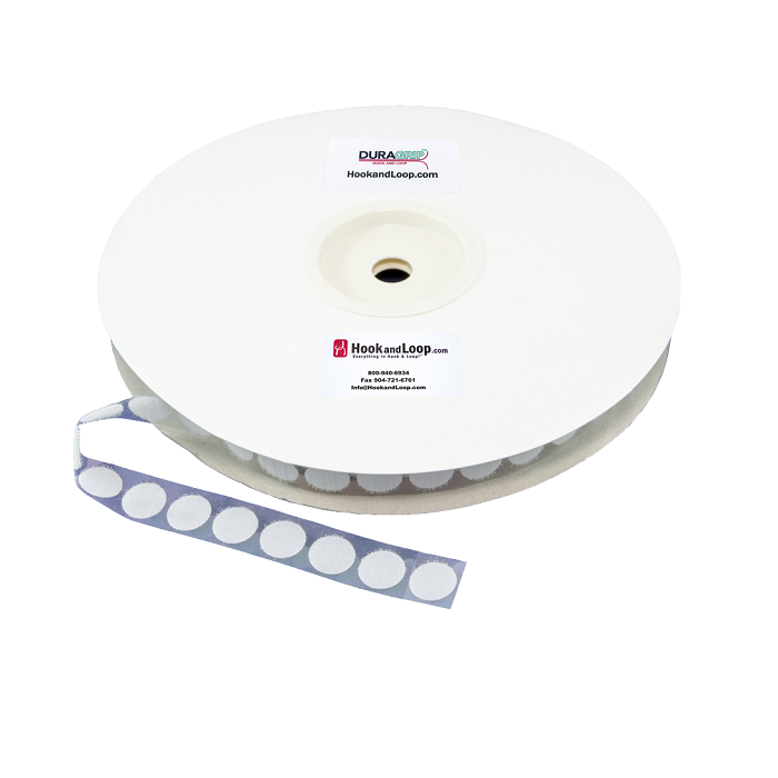 3/4" - DuraGrip Brand Hook Coins - White DGC34WHH