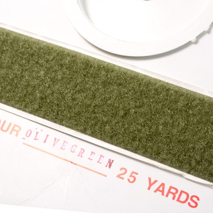 2" - DuraGrip brand Peel & Stick Loop: Rubber - Olive Drab DG20ODLR
