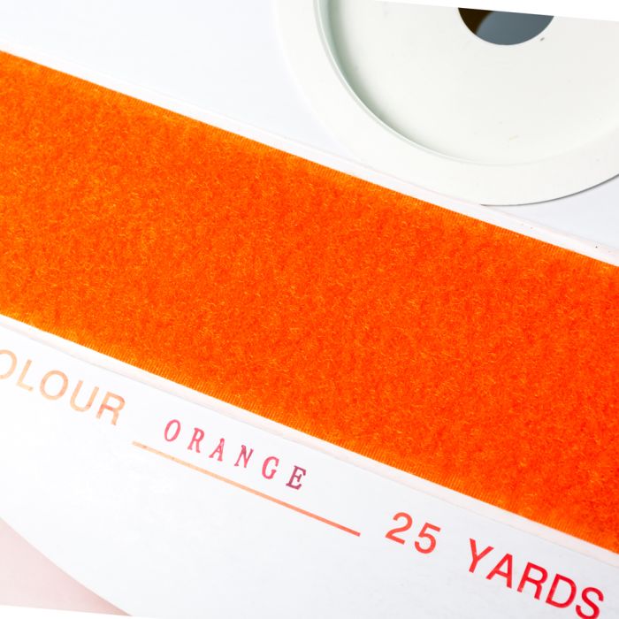 2" - DuraGrip brand Peel & Stick Loop: Rubber - Orange DG20ORLR