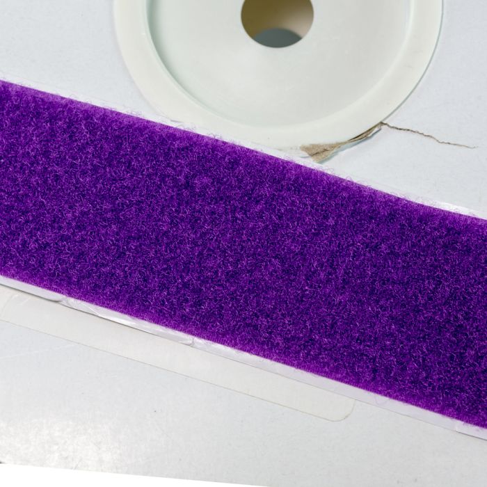 2" - DuraGrip brand Peel & Stick Loop: Rubber - Purple DG20PULR