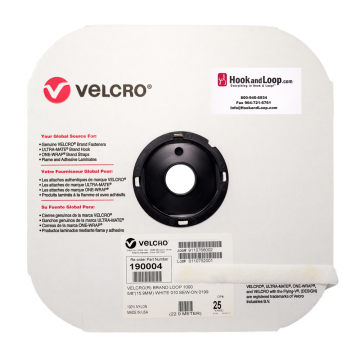 5/8" - Velcro® brand Sew-On Loop - White 190004