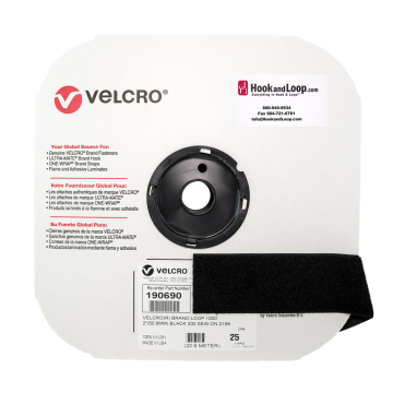 VELCRO® Brand - 2" Black Loop Sew-On