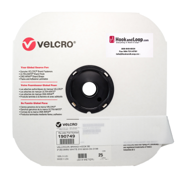 VELCRO® Brand - 2" White Hook Sew-On