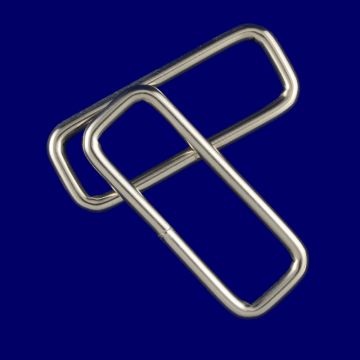 2" - DuraGrip brand Nickel Plated Rectangular Rings - Nickel NP1400-20W