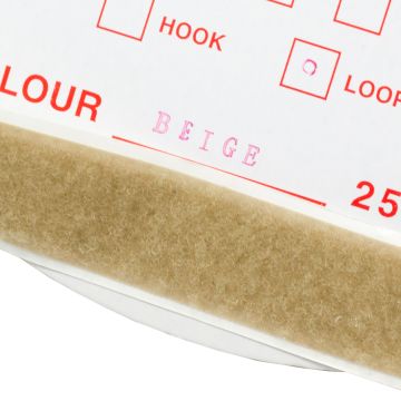 5/8" - DuraGrip brand Peel & Stick Loop: Rubber - Beige DG58BGLR