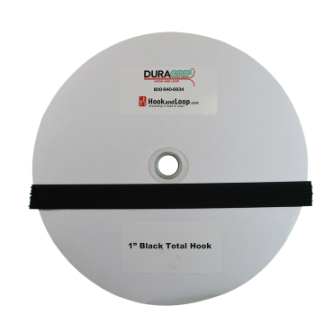 1" - DuraGrip brand Total Hook - Black DG10BLTH