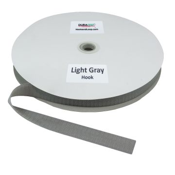 1" - DuraGrip Brand Sew-On Hook - Light Gray DG10LGHS