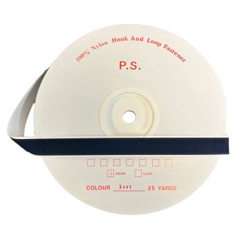 DuraGrip® Brand - 1" Navy Blue Hook Peel & Stick - Rubber