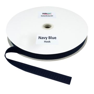 1" - DuraGrip Brand Sew-On Hook - Navy Blue DG10NBHS