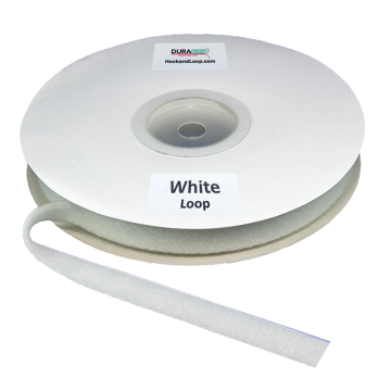 Duragrip 1" White Loop Acrylic