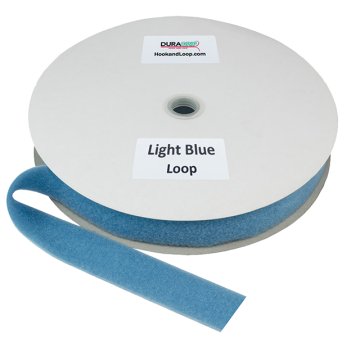 1.5" - DuraGrip brand Peel & Stick Loop: Rubber - Light Blue DG15LBLR