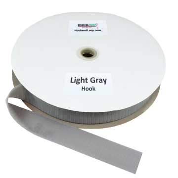 1.5" - DuraGrip Brand Sew-On Hook - Light Gray DG15LGHS