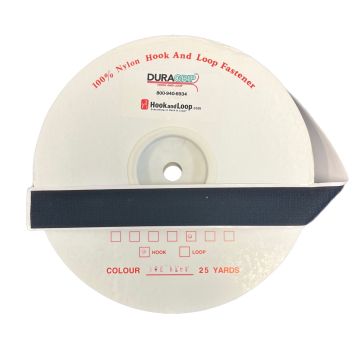 1.5" - DuraGrip brand Peel & Stick Hook: Rubber - Navy Blue DG15NBHR