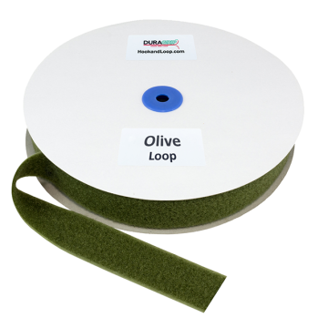 1.5" - DuraGrip brand Peel & Stick Loop: Rubber - Olive Drab DG15ODLR