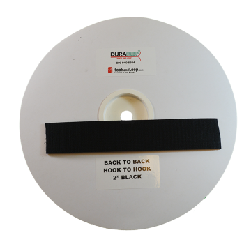 2" DuraGrip Brand Black Hook to Hook - DG20BLHH