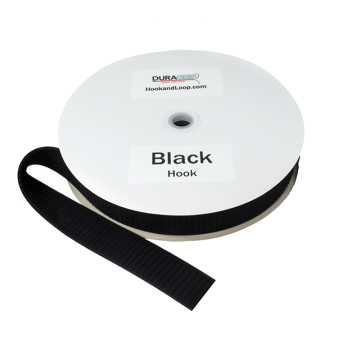 2" - DuraGrip brand Fire Retardant Hook - Black DG20BLHFRS