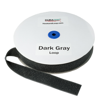2" - DuraGrip Brand Sew-On Loop - Dark Gray DG20DGLS