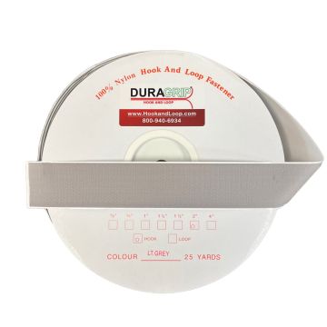 2" - DuraGrip brand Peel & Stick Hook: Rubber - Light Gray DG20LGHR