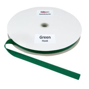 3/4" - DuraGrip Brand Sew-On Hook - Kelly Green DG34GRHS
