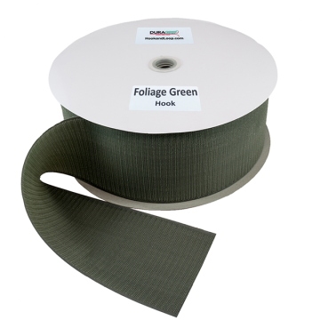 4" - DuraGrip Brand Sew-On Hook - Foliage Green DG40FGHS