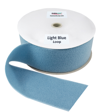 4" - DuraGrip Brand Sew-On Loop - Light Blue DG40LBLS