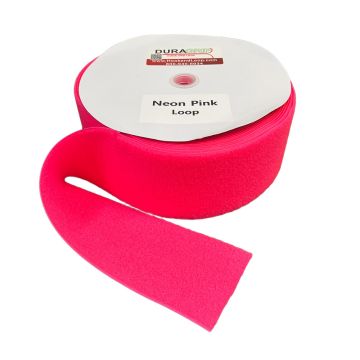 DuraGrip® Brand - 4" Neon Pink Loop Sew-On