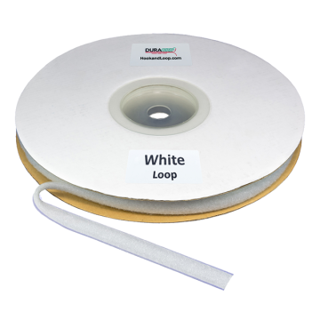 Duragrip 1" White Loop Acrylic