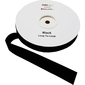 1" Black Loop To Loop