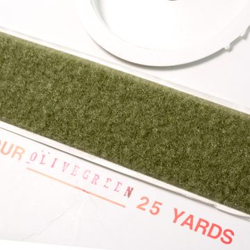 2" - DuraGrip brand Peel & Stick Loop: Rubber - Olive Drab DG20ODLR