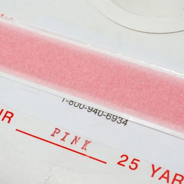 1" - DuraGrip brand Peel & Stick Loop: Rubber - Pink DG10PKLR