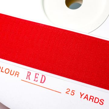 1" - DuraGrip brand Peel & Stick Hook: Rubber - Red DG10RDHR