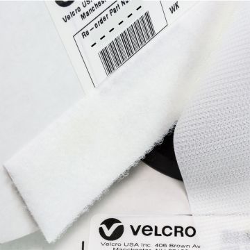 VELCRO® Brand - 1.5" White Loop 3610 Sew-On