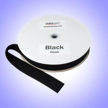 1.5" BLACK HOOK POLYESTER