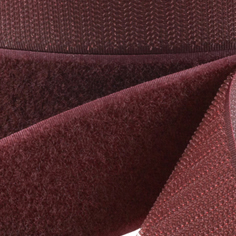Burgundy sew on