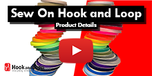 DuraGrip Brand Sew On Hook and Loop