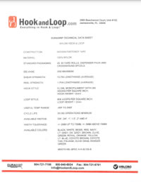 DuraGrip Brand Nylon Hook and Loop