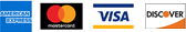 Accepting American Express, Visa, MasterCard, Discover