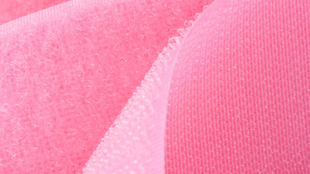 Pink hook and loop is perfect for Springtime crafts